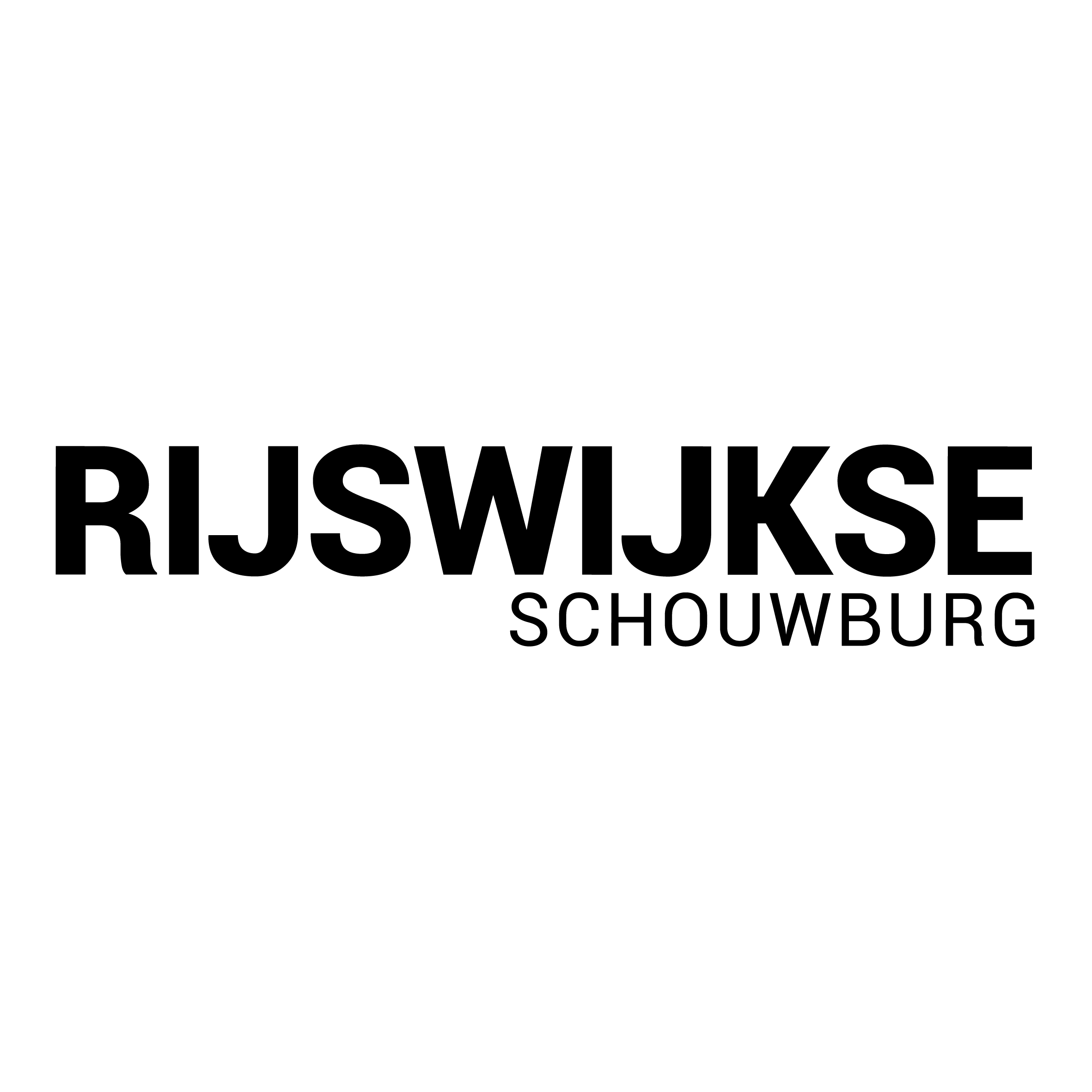 LetterLogo Rijswijkse Schouwburg - zwart - recht